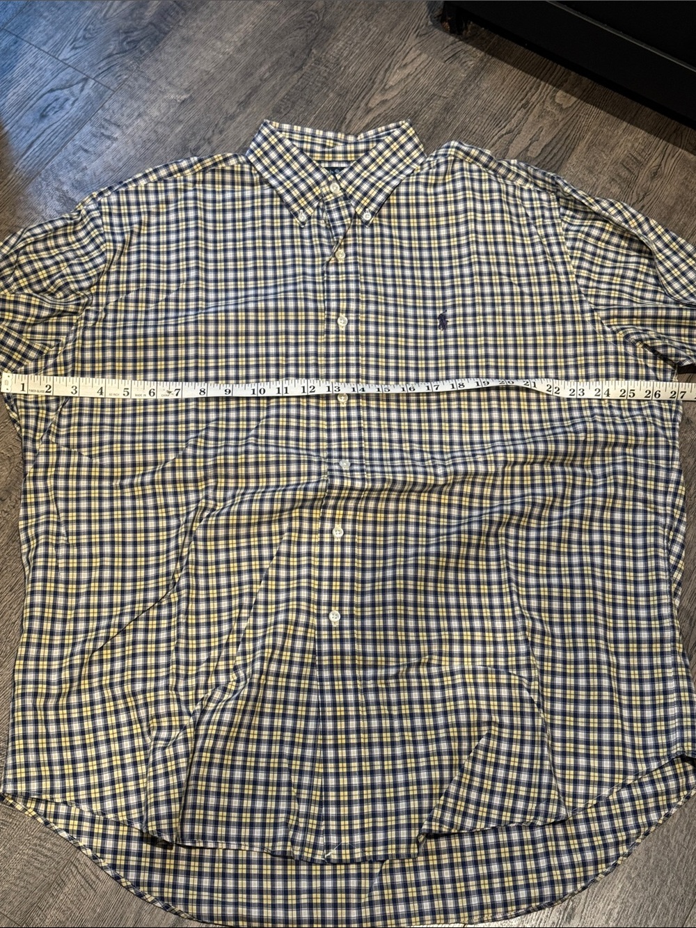 Ralph Lauren Blake 100% Cotton Large Plaid Button Down Shirt - Picture 5 of 5